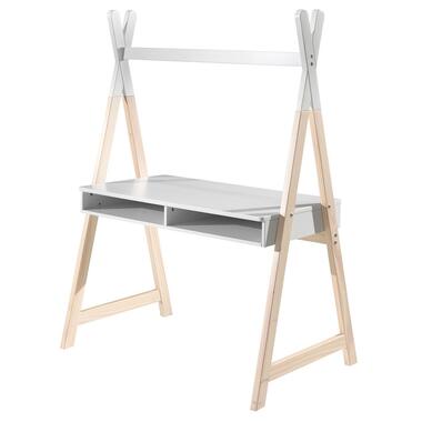 Vipack Bureau Kiddy Tipi 116x75 MDF - grenen /wit product