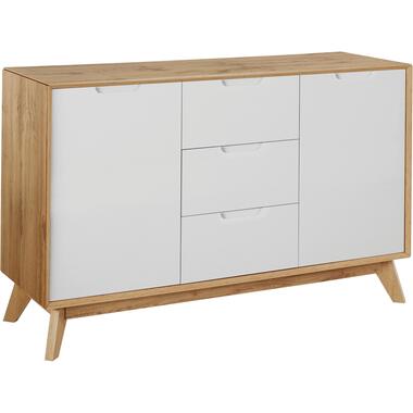 Ezra - Dressoir met 2 deuren en 3 laden in eiken/witte look product