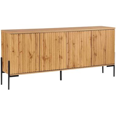 Charlie - Laag dressoir met 4 deuren in eikenlook product