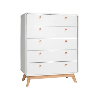 Cassie - Commode met 4+2 deuren in witte spaanplaat product