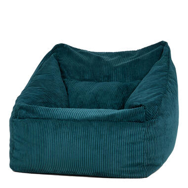 icon Zitzack Morgan - Corduroy Zitzakfauteuil - Blauwgroen product