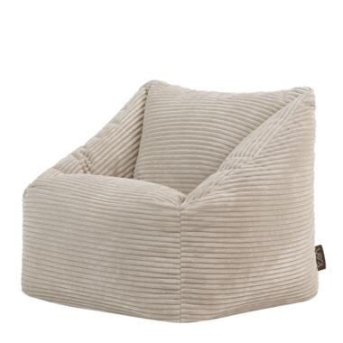 icon Kinderzitzakken Morgan - Corduroy Zitzak met Vulling - Beige product