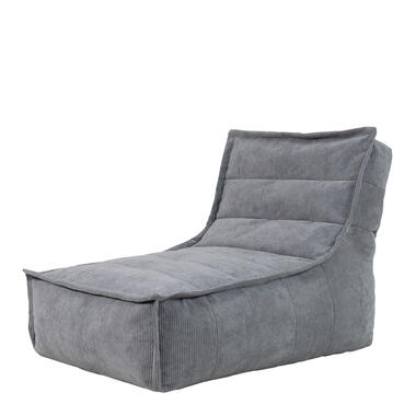 icon Zitzak Lounger Otto - Corduroy Zitzak Volwassenen - Grijs product