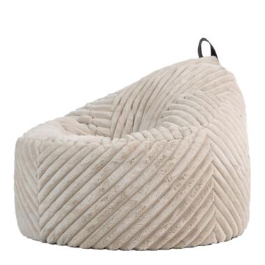 icon Zitzak Cocoon - Zitzak van Imitatiebont - Beige product