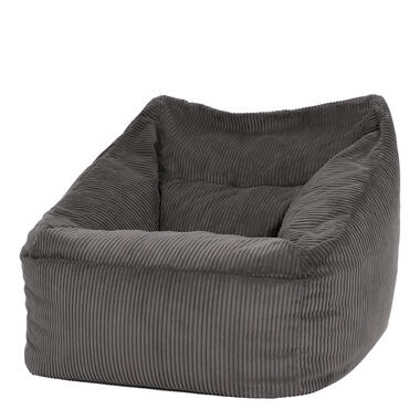 icon Zitzack Morgan - Corduroy Zitzakfauteuil - Houtskool product