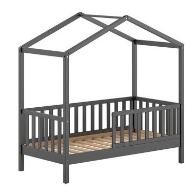 Vipack Kinderbed Dallas - 70x140 cm - antraciet/massief grenen product