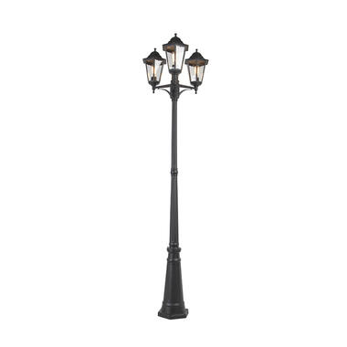 Qazqa staande buitenlampen new orleans zwart e27 product