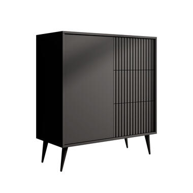 Meubella Dressoir Winq - Antraciet - 90 cm product