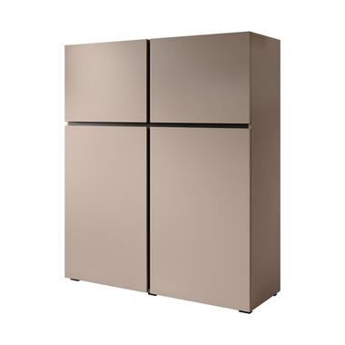 Meubella Dressoir Cainan - Beige - 119 cm - Hoog product