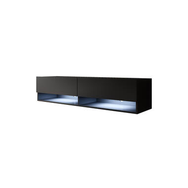 Meubella TV-Meubel Asino LED - Mat Zwart - 140 cm product