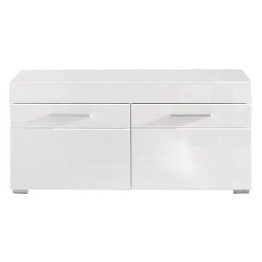 Trendteam Opbergbank Amanda - 91 x 38 x 42 cm - White High Gloss product