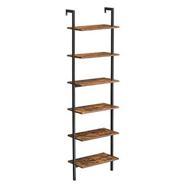 Vasagle Industriele Ladderplank 6 Etages, Wandplank 15 kg Draagvermogen product