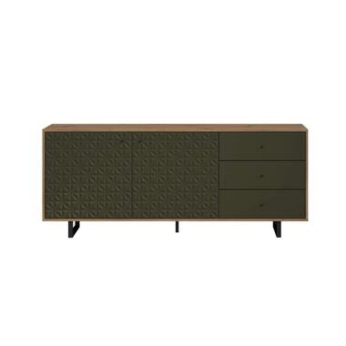 Hioshop Sentra dressoir groen- eik decor product