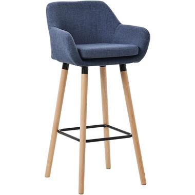 CLP Barkruk Grant natura Frame - Stof - donkerblauw product