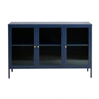 Nordic Home - Olan glazen dressoir - 130 cm - blauw product