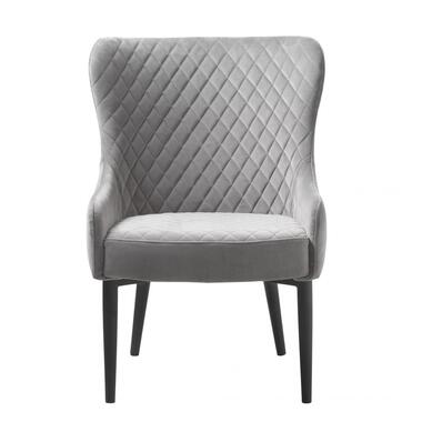 Nordic Home - Milly fauteuil velvet - grijs product