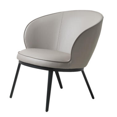 Nordic Home - Arvid fauteuil - leer - taupe product