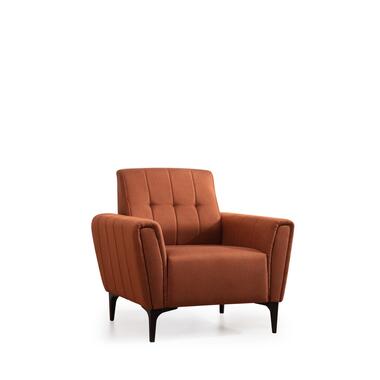 Arabic House Fauteuil Rood Stof - Zithoogte 43cm - 90x95x77cm - Hamlet - Giga product