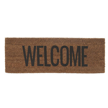 Present Time - Deurmat Welcome - Zwart - 75x25x1,5cm product