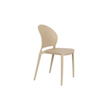 Housecraft Sjoerd Tuinstoelen Kunststof Beige - Set van 4 product