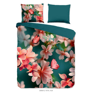 Pure Dekbedovertrek "bloemen" - Multi - (240x200/220 cm) - Microfiber product