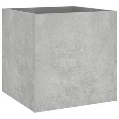 vidaXL Plantenbak 40x40x40 cm bewerkt hout betongrijs product