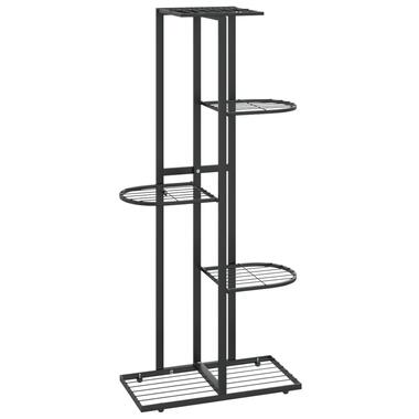 vidaXL Bloemenstandaard met 5 lagen 43x22x98 cm metaal zwart product