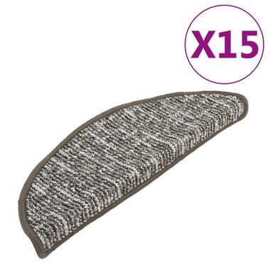 vidaXL Trapmatten 15 st 65x21x4 cm antracietkleurig product