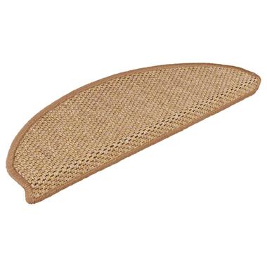 vidaXL Trapmatten zelfklevend 15 st sisal-look 65x21x4 cm sisalkleurig product