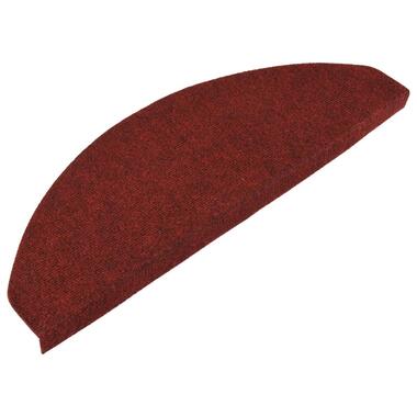 vidaXL Trapmatten zelfklevend 15 st 65x22,5x3,5 cm rood product