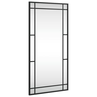 vidaXL - Wandspiegel - Zwart - IJzer - 40 x 80 cm product