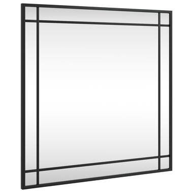 vidaXL - Wandspiegel - Zwart - IJzer - 60 x 60 cm product