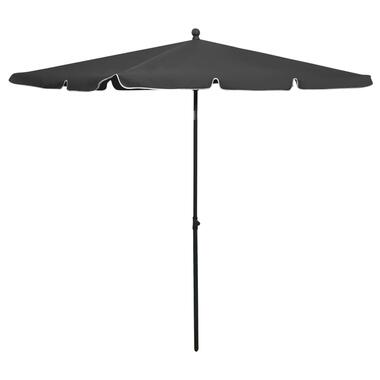 vidaXL Parasol met paal 210x140 cm antracietkleurig product