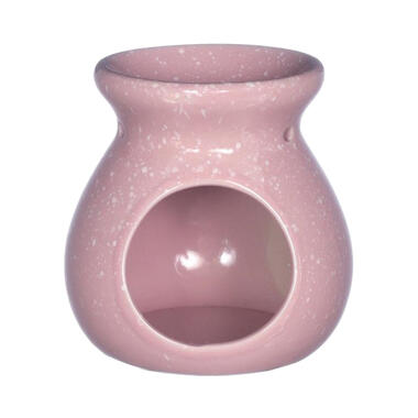 Ideas4seasons Geurbrander - amberblokjes/geurolie - keramiek - roze product