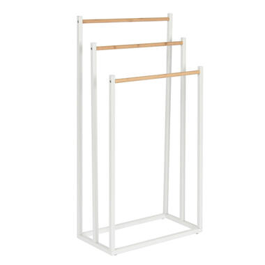 Items Handdoeken ophangrek - bamboe - L45 x b22 x H85 cm - wit product
