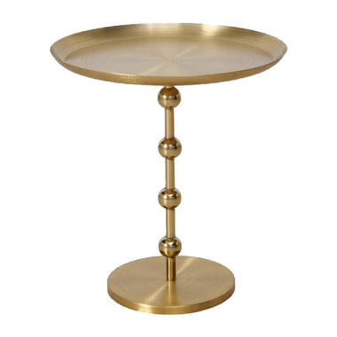 Deco by Boltze Bijzettafel Majestic - metaal - goud - D45 x H50 cm product