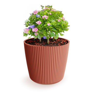 Prosperplast Plantenpot Buckingham - steenrood - D19 cm product