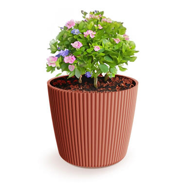 Prosperplast Plantenpot Buckingham - steenrood - D39 cm product