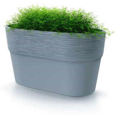 Prosperplast Plantenpot Windsor - lichtgrijs - L28 x B15 x H15 cm product