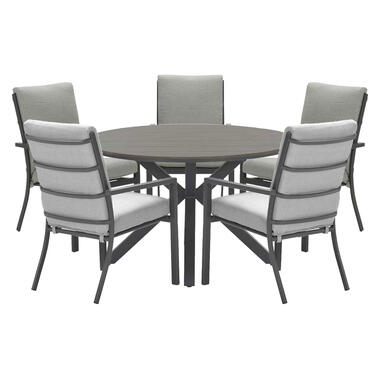 Garden Impressions Senja tuinset 6-delig licht grijs -Tulli tafel product