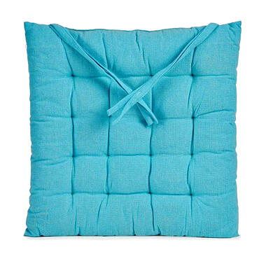 Giftdecor Stoelkussen Decorama - turquoise - 40x40x5 cm product