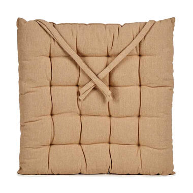 Giftdecor Stoelkussen Decorama - beige - 40x40x5 cm product