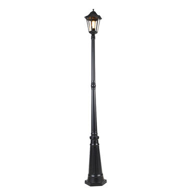 Qazqa staande buitenlampen havana zwart e27 product