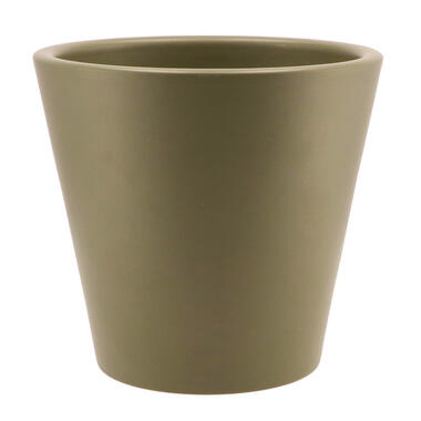 DK Design plantenpot Vinci - olijfgroen mat - D22 x H24 cm product