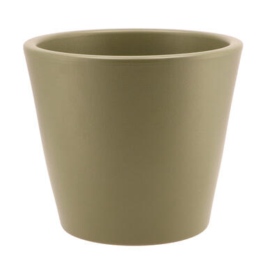 DK Design plantenpot Vinci - olijfgroen mat - D19 x H21 cm product