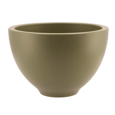 DK Design Plantenpot Vinci - olijfgroen mat - D18 x H27 cm product