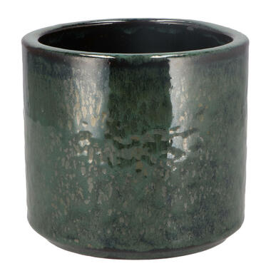 DK Design Bloempot model Green Glaze - groen - D14xH15 cm - glans product