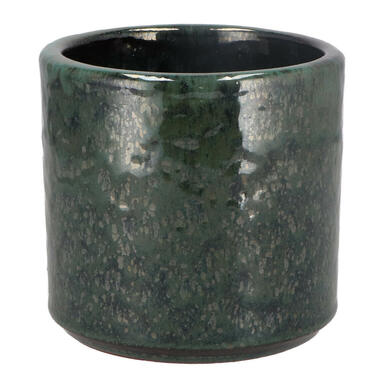 DK Design Bloempot model Green Glaze - groen - D12xH13cm - glans product