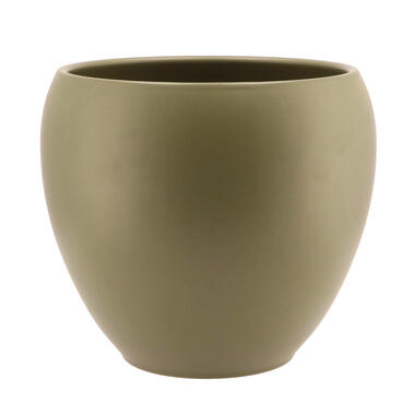 DK Design plantenpot Vinci - olijfgroen mat - D24 x H27 cm product