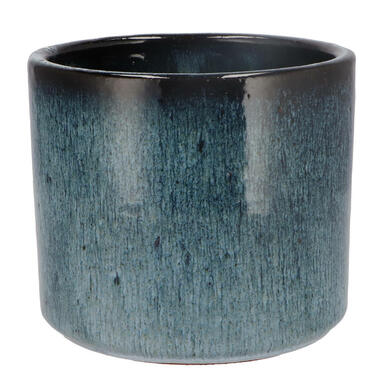 DK Design Bloempot model Blue Glaze - blauw - D15xH17 cm - ombre product